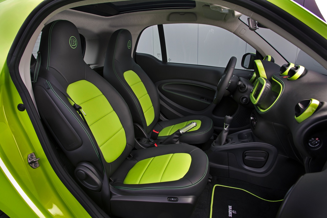 Smart start BRABUS tailor made programma voor smart fortwo met exclusieve interieur en exterieur opties voor de echte smart fans!
