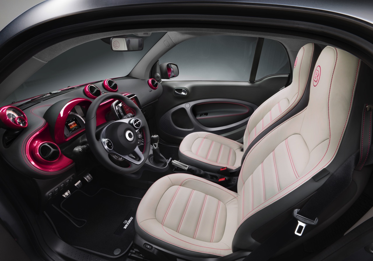 Smart start BRABUS tailor made programma voor smart fortwo met exclusieve interieur en exterieur opties voor de echte smart fans!