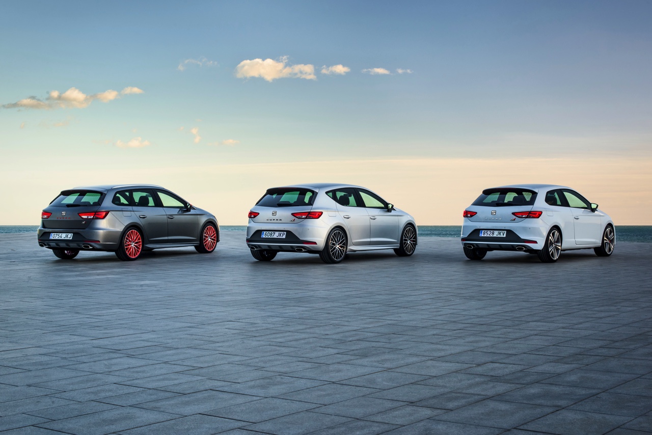 Prijzen en uitvoeringen Seat Leon Cupra 290, het nieuwste topmodel met 290 pk in de Leon modellenrange.
