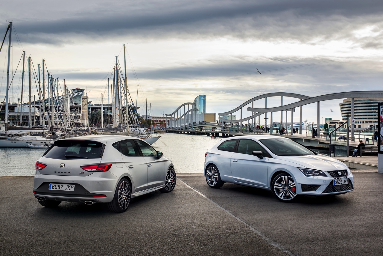 Prijzen en uitvoeringen Seat Leon Cupra 290, het nieuwste topmodel met 290 pk in de Leon modellenrange.