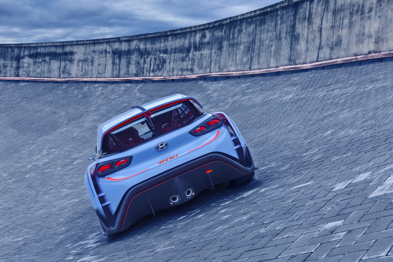 Hyundai toont spierballen met de RN30 Concept, de raceversie van de Hyundai i30 N zoals hij in 2017 op de markt komt.