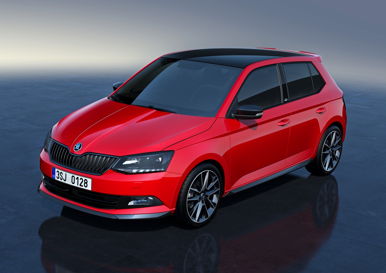 Skoda biedt sportief voordeel met de Fabia Monte Carlo, in Nederland verkrijgbaar met de 1.2 TSI 90 pk of 110 pk. Veel sportieve extra's vanaf 17.490 euro