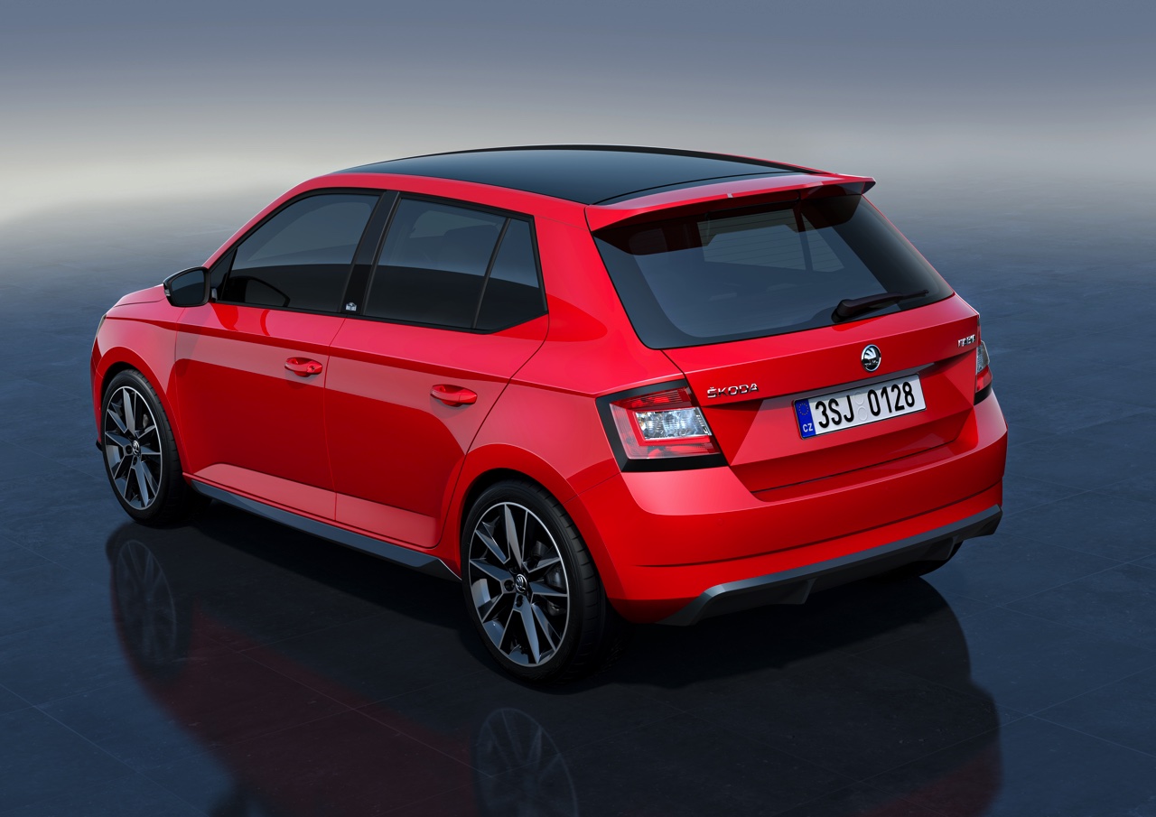 Skoda biedt sportief voordeel met de Fabia Monte Carlo, in Nederland verkrijgbaar met de 1.2 TSI 90 pk of 110 pk. Veel sportieve extra's vanaf 17.490 euro