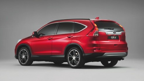 Honda CR-V facelift voor 2015 met een nieuwe look en debuut 160 pk sterke 1.6 i-DTEC diesel met negentrapsautomaat