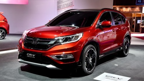 Honda CR-V facelift voor 2015 met een nieuwe look en debuut 160 pk sterke 1.6 i-DTEC diesel met negentrapsautomaat