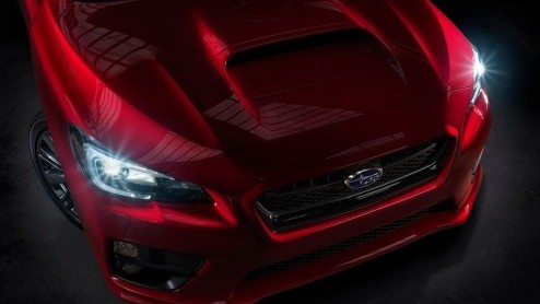 Subaru WRX presentatie op Detroit Auto Show, tijdens North American International Auto Show 2014.