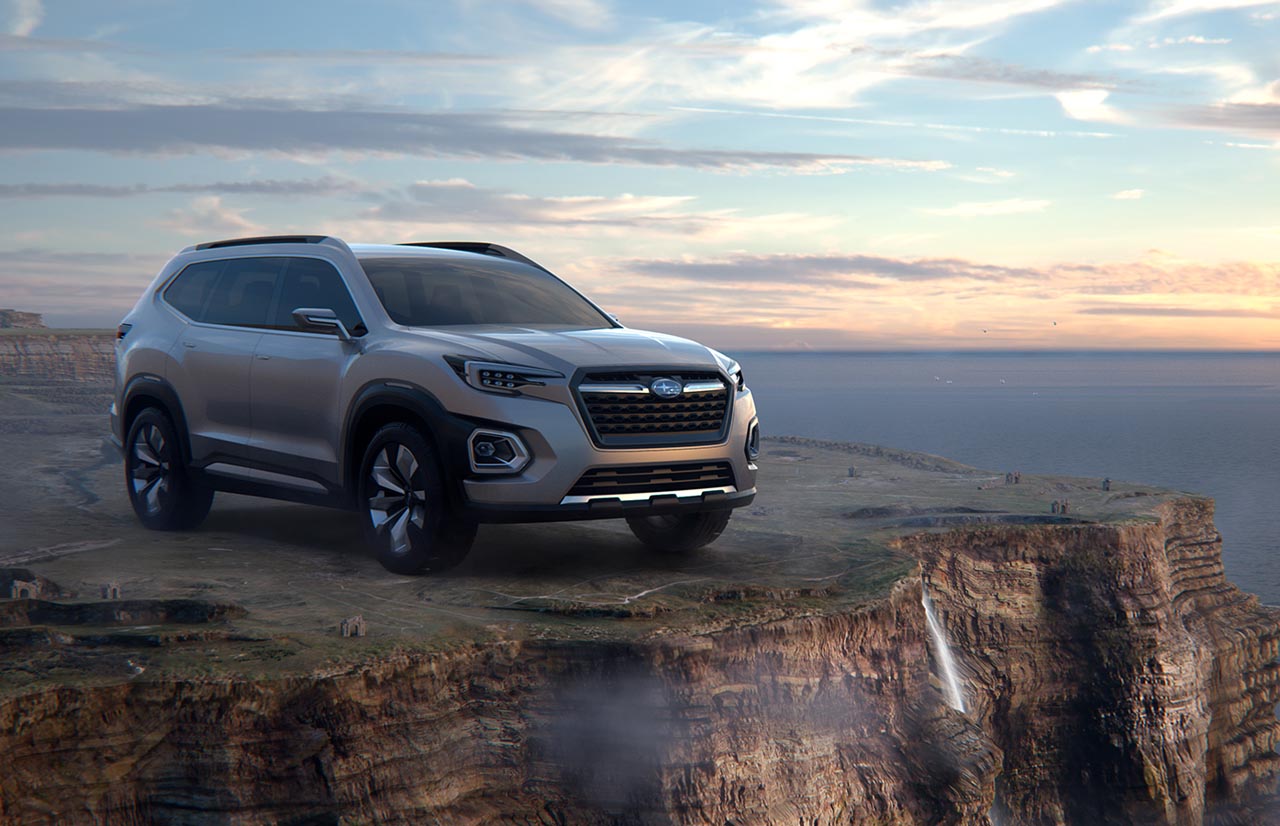 Subaru onhult op de LA Auto Show de Ascent, een 7-zits SUV.