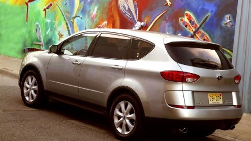 De B9 werd ontwikkeld met in het achterhoofd dat deze alleen in Amerika leverbaar zou worden. Toch heeft Subaru besloten om de B9 ook in Europa te gaan leveren.