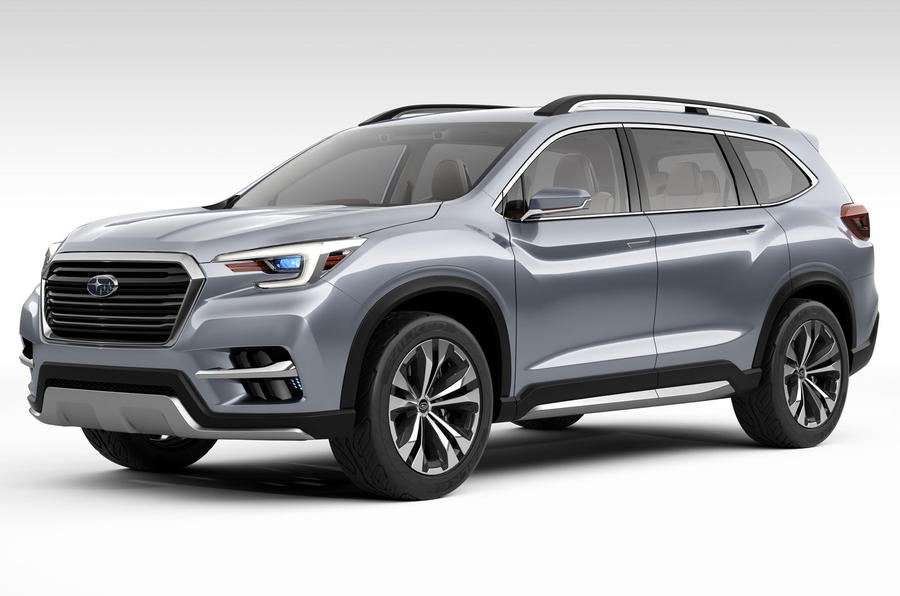 Subaru presenteert een nieuwe conceptversie van de aanstaande zevenzits SUV. Nu staat de auto echter al dichter bij de productieversie en is de definitieve naam bekend: Ascent.