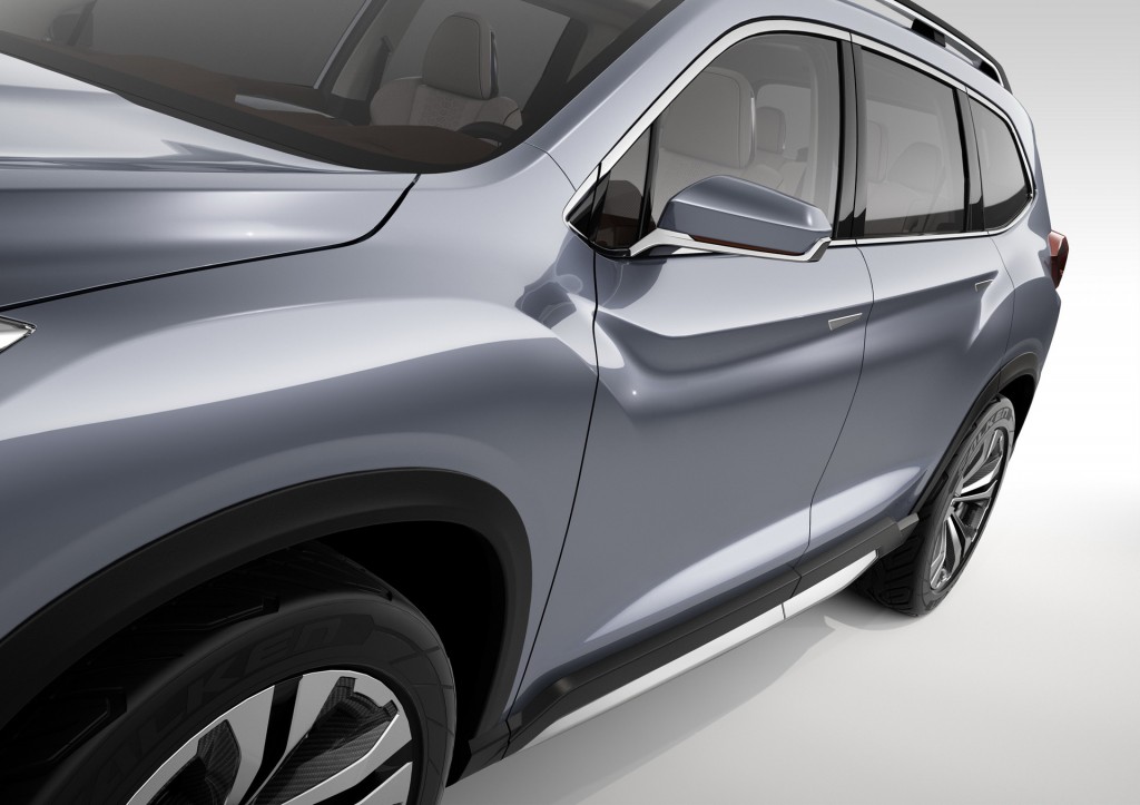 Subaru presenteert een nieuwe conceptversie van de aanstaande zevenzits SUV. Nu staat de auto echter al dichter bij de productieversie en is de definitieve naam bekend: Ascent.