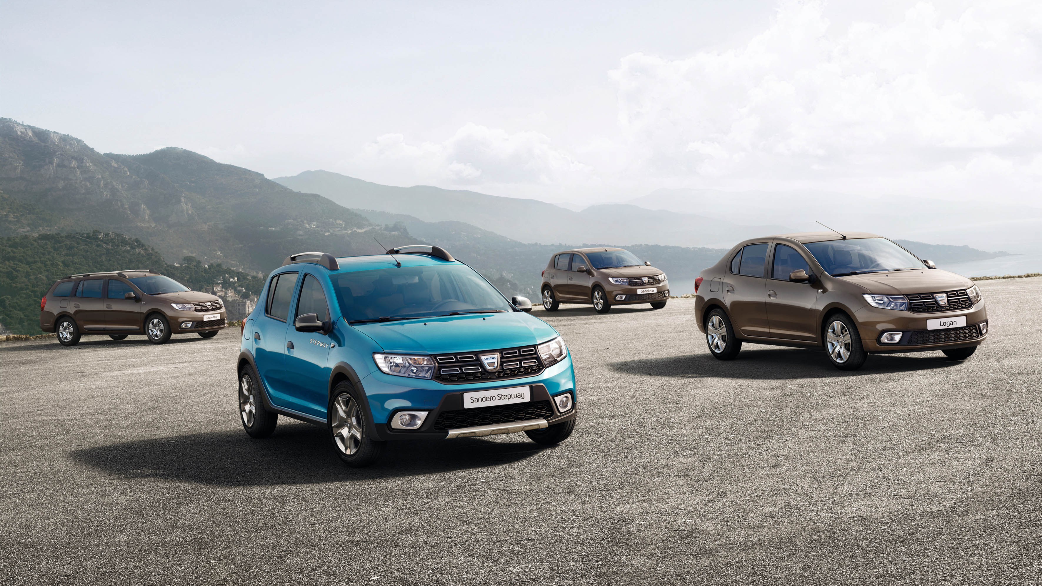 Dacia voorziet de Sandero, Sandero Stepway, Logan en Logan MCV van een subtiele facelift.