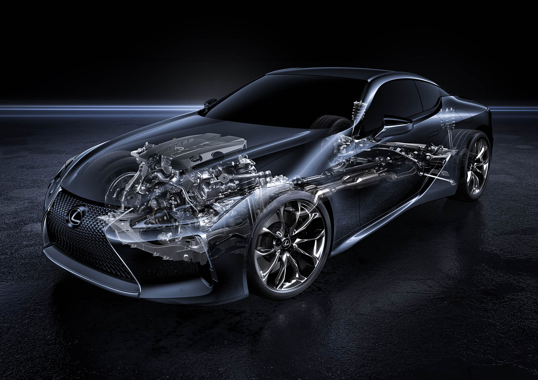 Lexus ontwikkelde de LC 500 gran turismo met het DNA van de LFA supercar. De nieuwe LC 500 staat op het nieuwe GA-L platform en komt begin 2017 op de markt