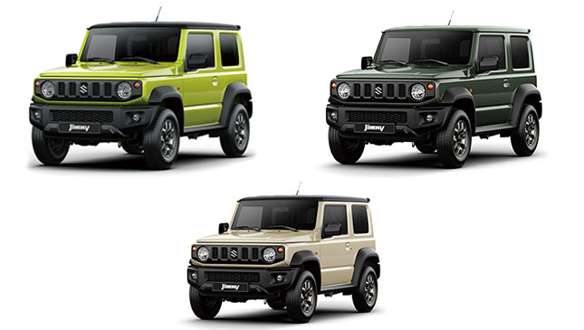 Suzuki geeft de officile foto's vrij van de nieuwe Jimny