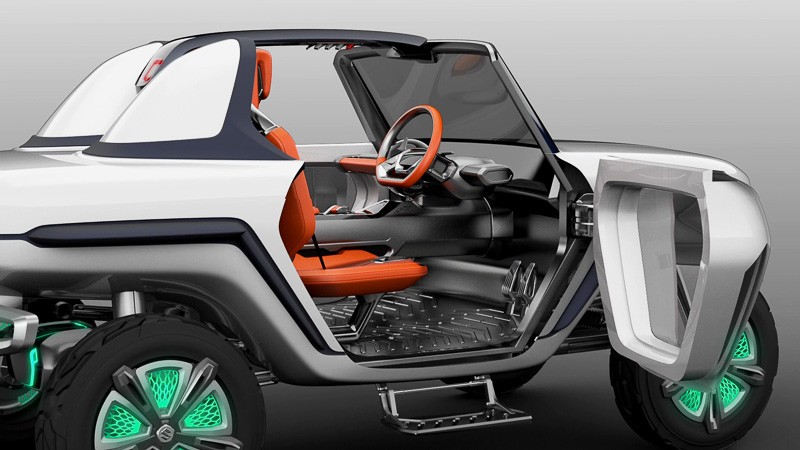 Suzuki lanceert op de Tokyo Motor Show de e-Survivor, een concept van een elektrische 4x4.