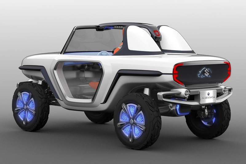 Suzuki lanceert op de Tokyo Motor Show de e-Survivor, een concept van een elektrische 4x4.
