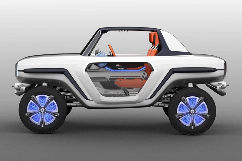 Suzuki lanceert op de Tokyo Motor Show de e-Survivor, een concept van een elektrische 4x4.