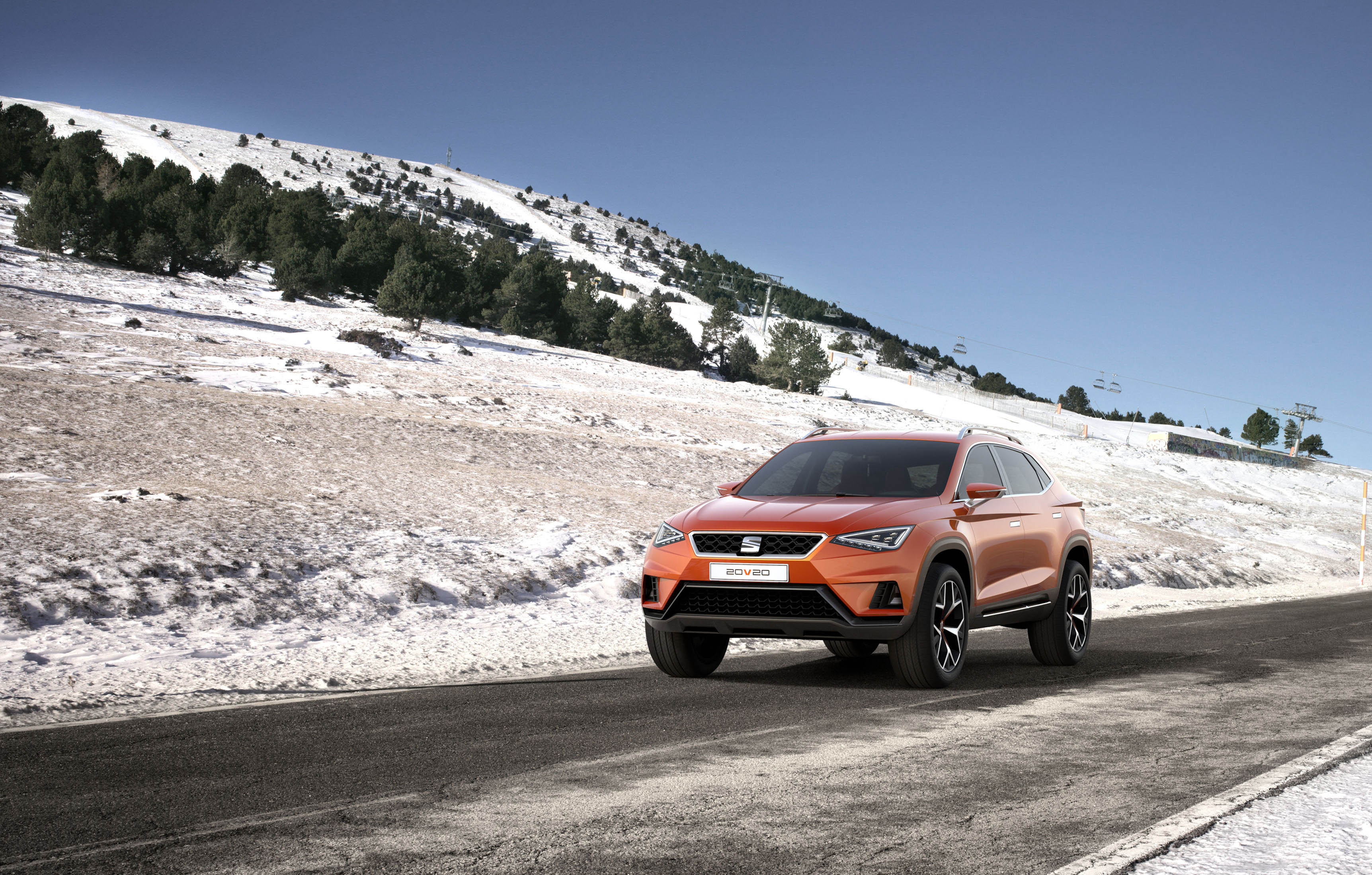 Live in Genve is de Seat 20V20 SUV het vervolg van de Seat Tribu. Die moet als vierdeurs SUV Coup nieuwe richting geven aan het merk.