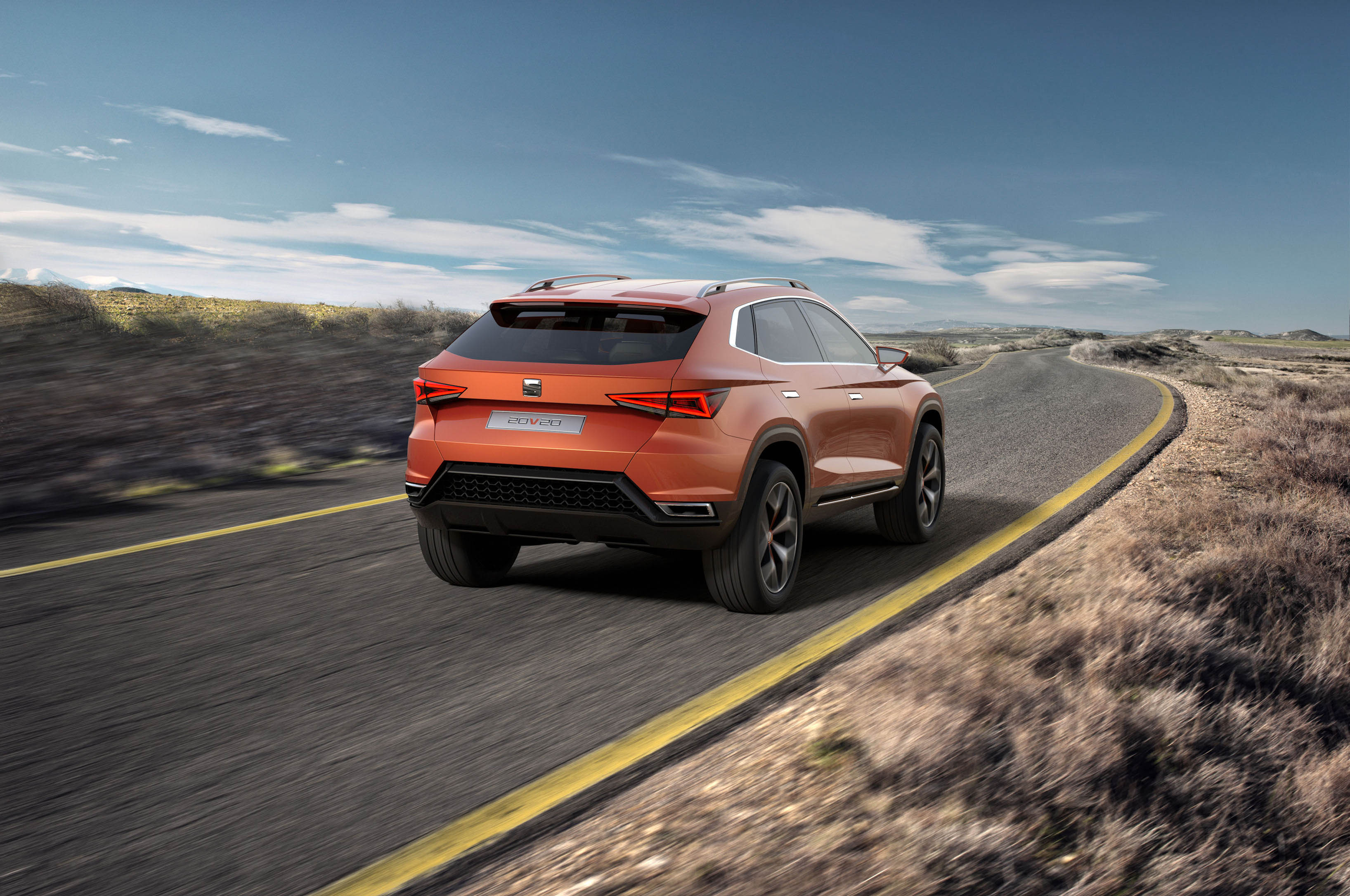 Live in Genve is de Seat 20V20 SUV het vervolg van de Seat Tribu. Die moet als vierdeurs SUV Coup nieuwe richting geven aan het merk.