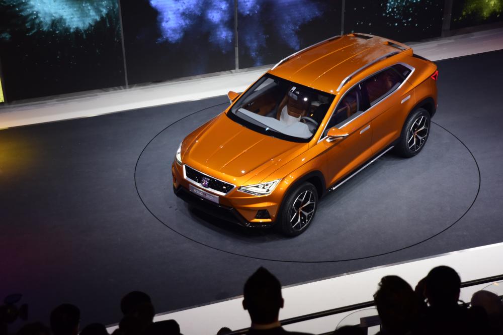 Live in Genve is de Seat 20V20 SUV het vervolg van de Seat Tribu. Die moet als vierdeurs SUV Coup nieuwe richting geven aan het merk.