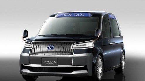 Toyota komt met de JPN Taxi Concept, een vingeroefening naar een volgende generatie taxis in eerste instantie bedoeld voor Japan. Het bijzondere aan dit studiemodel is de LPG-Hybride aandrijflijn.