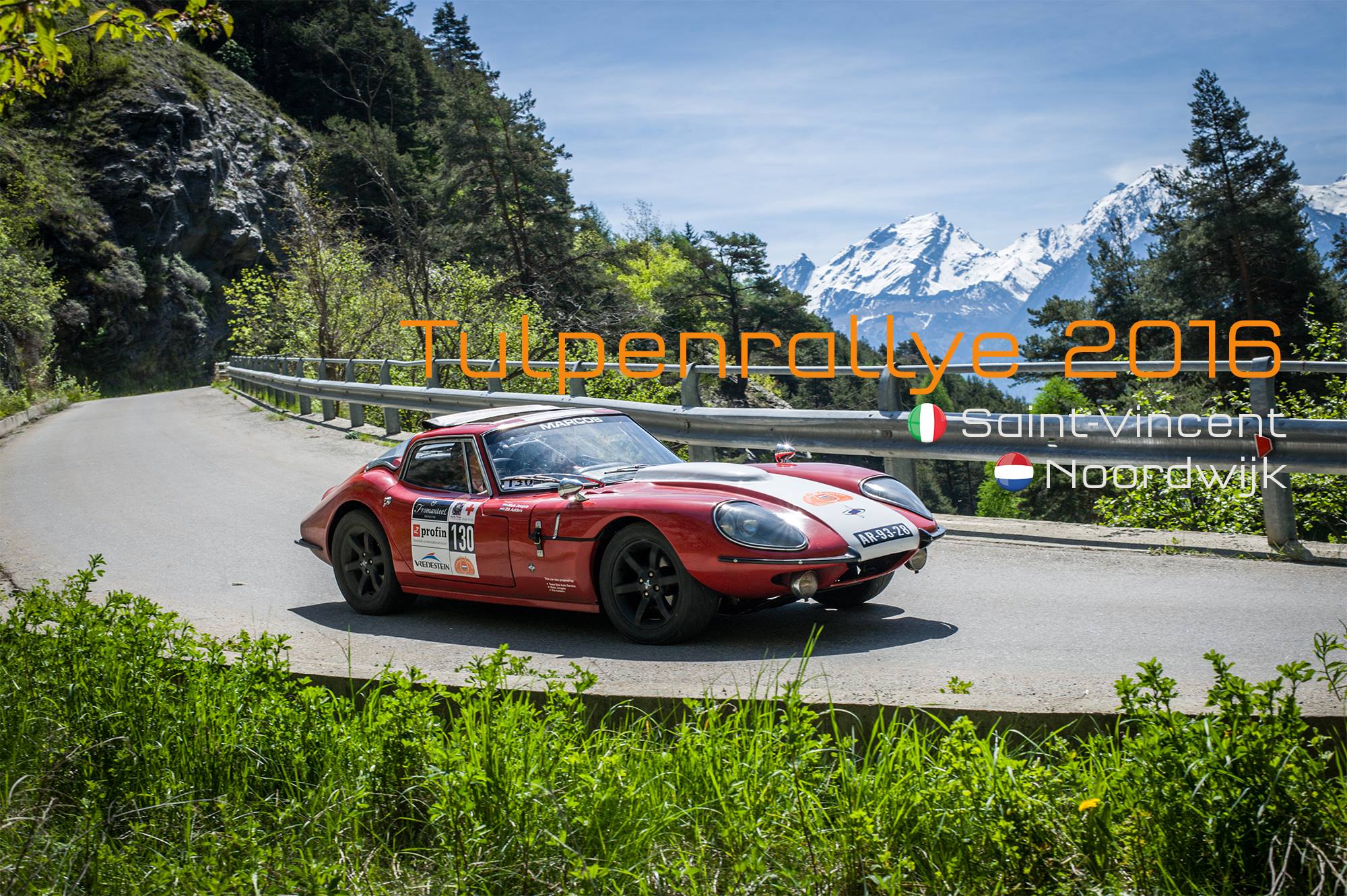 De Tulpenrallye 2016 is in aantocht. De historische klassiekerrally gaat op 1 mei van start in Saint-Vincent en eindigt wederom bij Grand Hotel Huis ter Duin in Noordwijk.