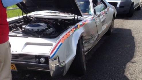 Tulpenrallye 2014 verslag dag 5: schades en pech bij verschillende deelnemers