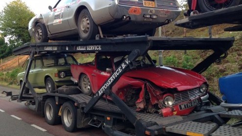 Tulpenrallye 2014 verslag dag 5: schades en pech bij verschillende deelnemers