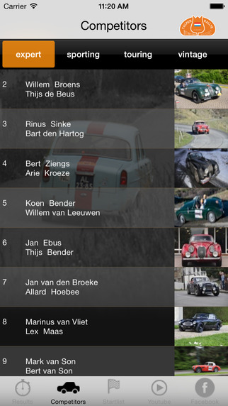 Download de Tulpenrallye 2015 smartphone app voor Android en Apple om de historische rallye live te volgen.