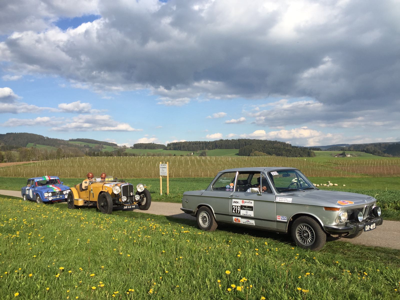 De vierde dag van de Tulpenrallye 2016 leidt door het geboorteland Frankrijk.