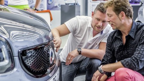 Ook smart forfour electric drive staat op de planning. Waarschijnlijk wordt deze begin 2016 geintroduceerd.