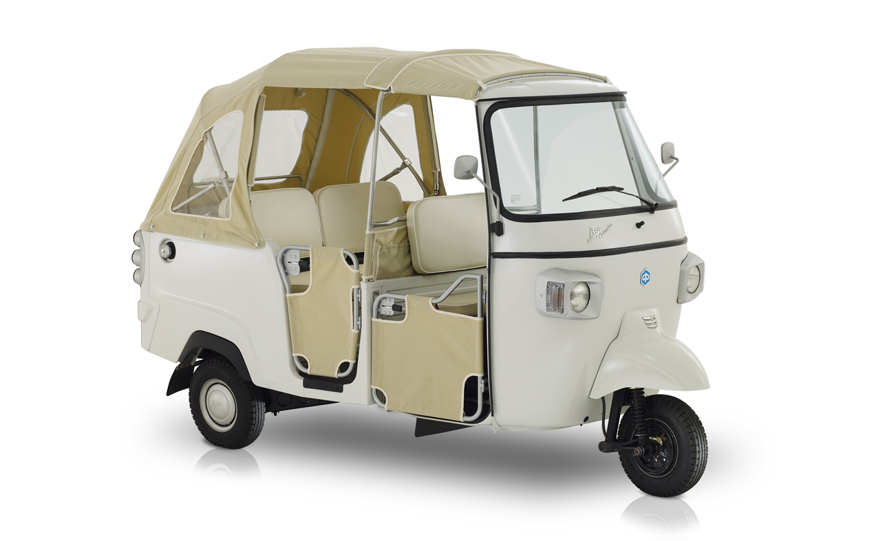 De typisch Italiaanse Piaggio Ape is op diverse fronten vernieuwd.