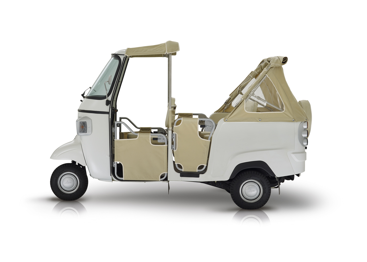 De typisch Italiaanse Piaggio Ape is op diverse fronten vernieuwd.