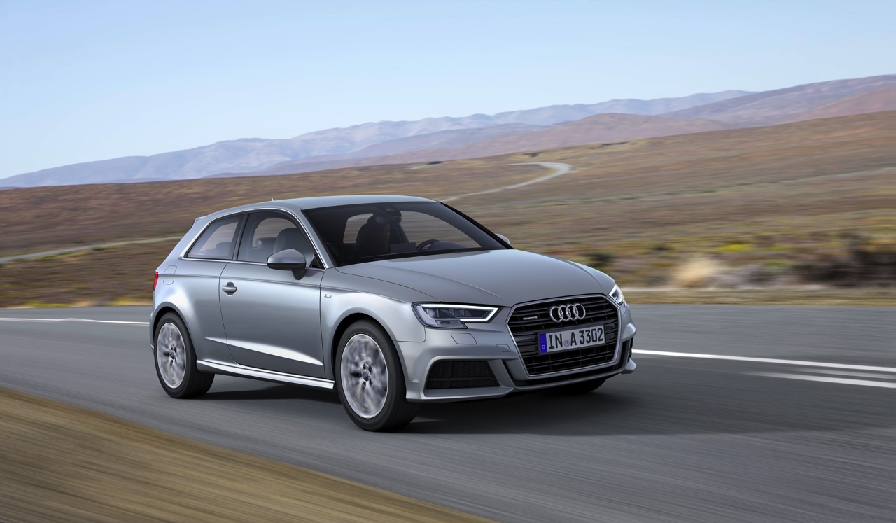 Drie uitvoeringen en vanaf prijzen van de nieuwe Audi A3, die in de zomer van 2016 zijn debuut maakt in Nederland.
