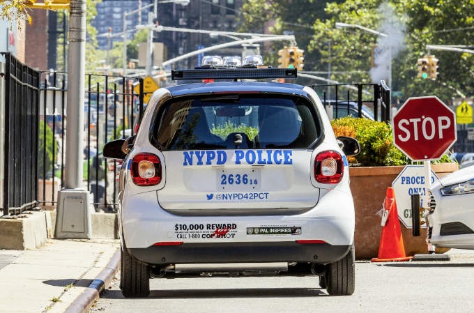De NYPD neemt 250 Smart Fortwo's in dienst ter vervanging van driewielers.