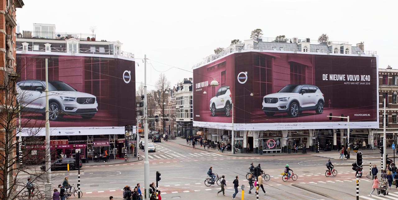 Volvo nodigt iedereen vandaag uit voor proefritten met de XC40 in Amsterdam-Zuid.