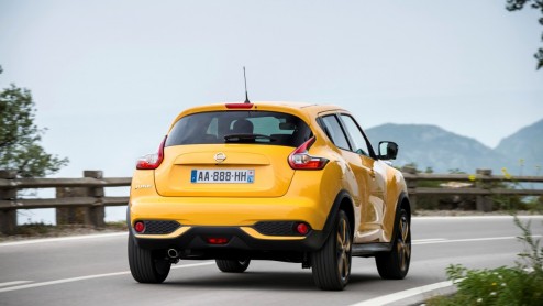 Vernieuwde Nissan Juke met bescheiden facelift staat eind juni in de showroom. Prijzen vanaf 17.990 euro.