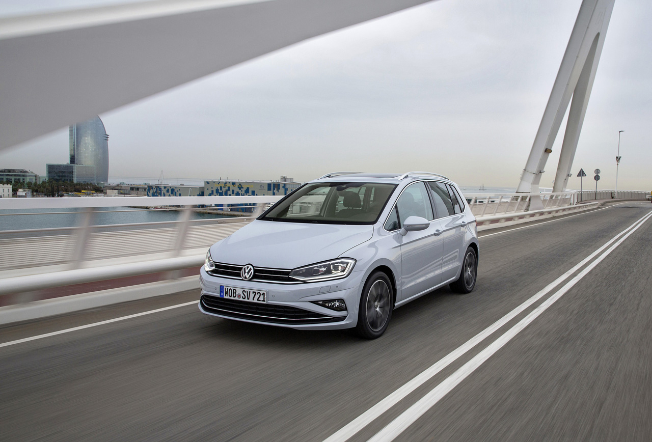 Volkswagen geeft de vernieuwde Golf Sportsvan een prijs.