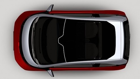 Vierpersoons city car Pininfarina gelekt voor de Autosalon van Geneve 2014.