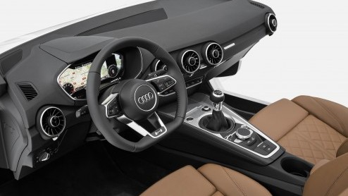 Audi gunt ons een blik op de nieuwe TT aan de hand van een computerschets.