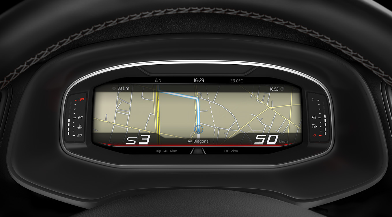Seat lanceert de Virtual Cockpit op de Leon en Ateca.