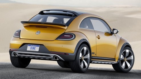 De Volkswagen Beetle Dune, die op de Autoshow van Detroit schittert, is volgens zijn makers vrijwel productieklaar.