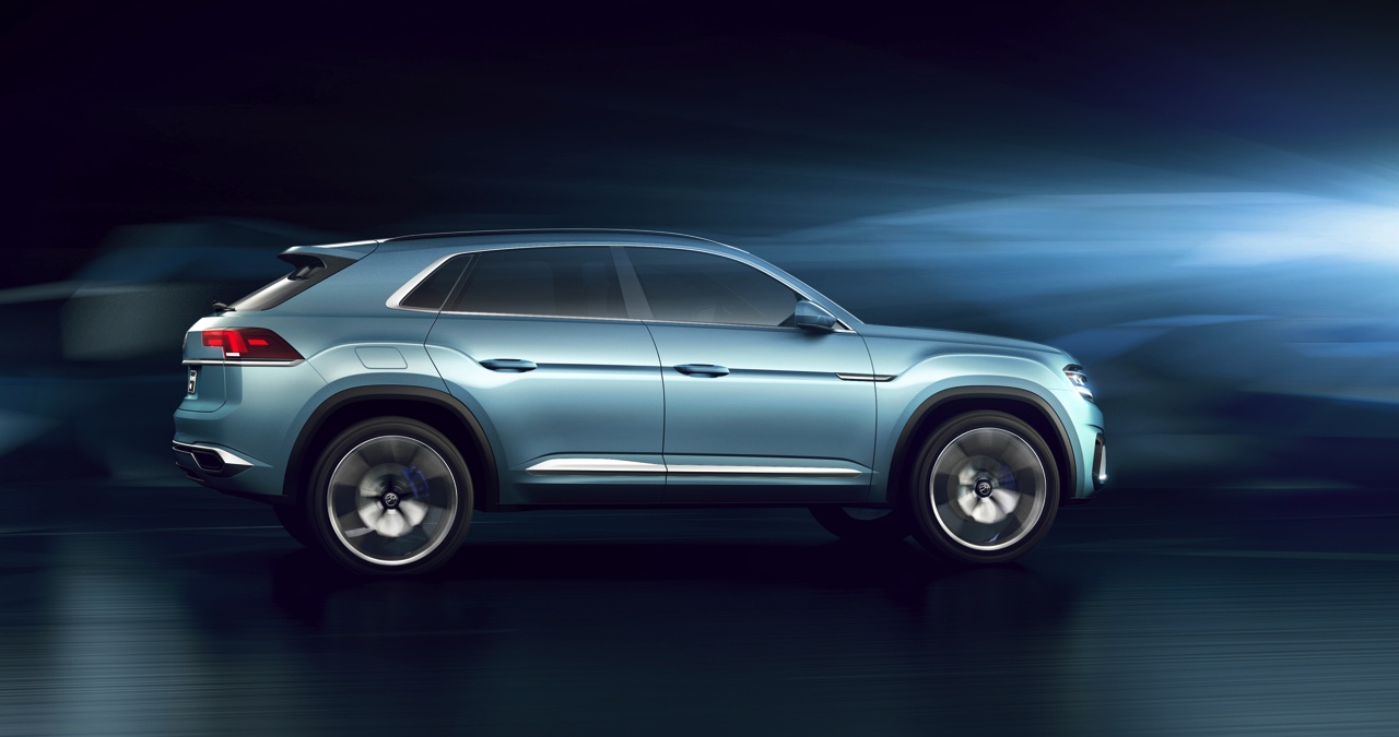 Primeur op NAIAS 2015: Volkswagen Cross Coup GTE is een SUV concept car met V6 plug-in hybride techniek, gebaseerd op het MQB-platform. In 2016 komt het productiemodel op de markt.