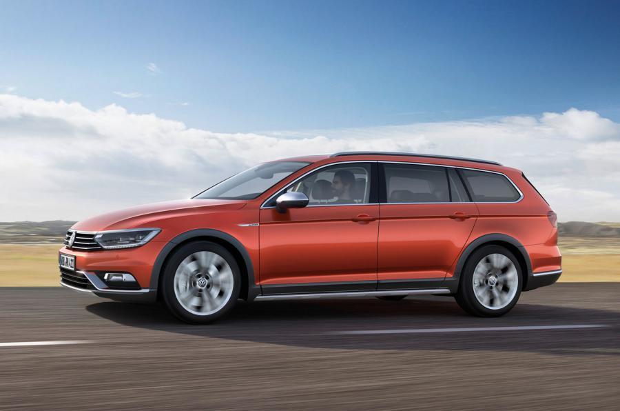 Verbrede spatborden, stoerdere bumpers, vierwielaandrijving en wat hoger op z'n poten. Volkswagen stelt in Genve de Passat Alltrack voor.