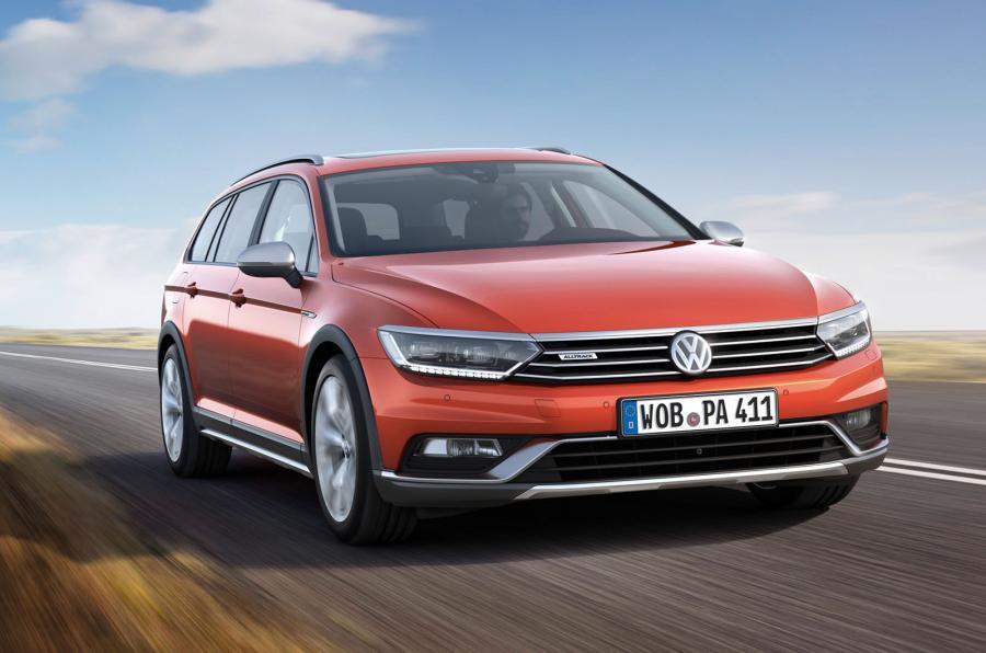 Verbrede spatborden, stoerdere bumpers, vierwielaandrijving en wat hoger op z'n poten. Volkswagen stelt in Genve de Passat Alltrack voor.