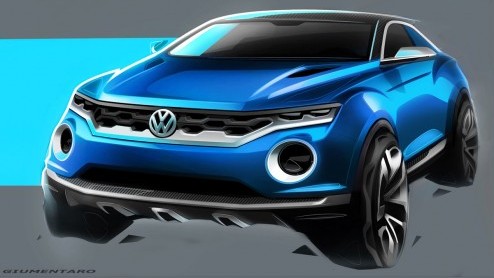 Volkswagen is voornemens zijn SUV-gamma flink uit te breiden. In Genve toont de fabrikant deze T-Roc Concept, een driedeurs crossover tussen de Taigun en Tiguan.