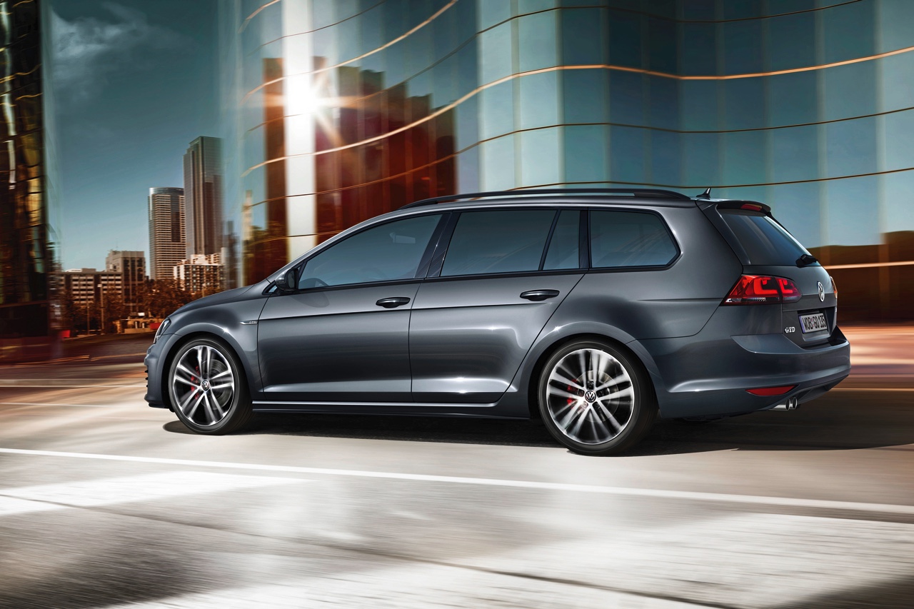 Op de Autosalon van Geneve 2015 presenteert Volkswagen de Golf GTD Variant met 2.0 TDI 184 pk.