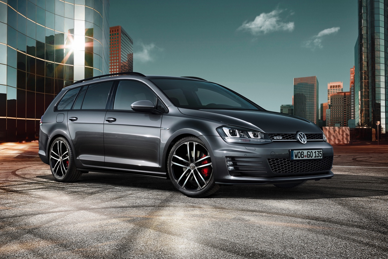 Op de Autosalon van Geneve 2015 presenteert Volkswagen de Golf GTD Variant met 2.0 TDI 184 pk.