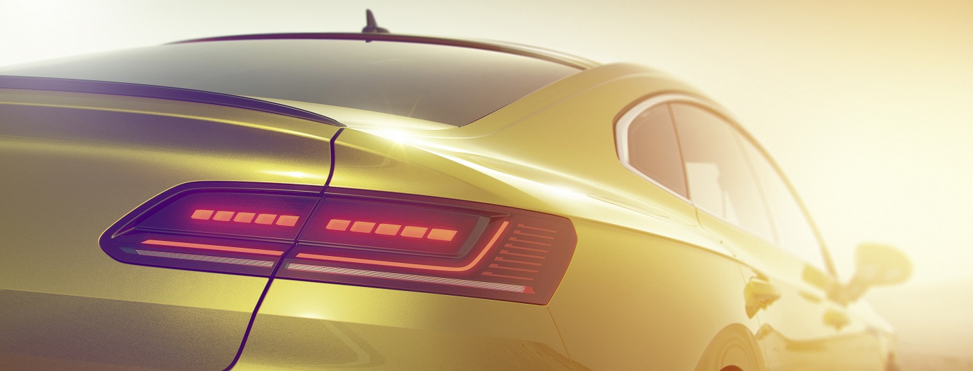 In de aanloop naar de onthulling in Genve geeft Volkswagen enkele teaserbeelden vrij van de productieversie van de Arteon.