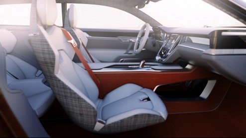 Volvo Concept Estate nu officieel aangekondigd voor Autosalon van Geneve. Studiemodel ademt verantwoord design en heeft een vernieuwend interieur met touchscreen in de middenconsole.