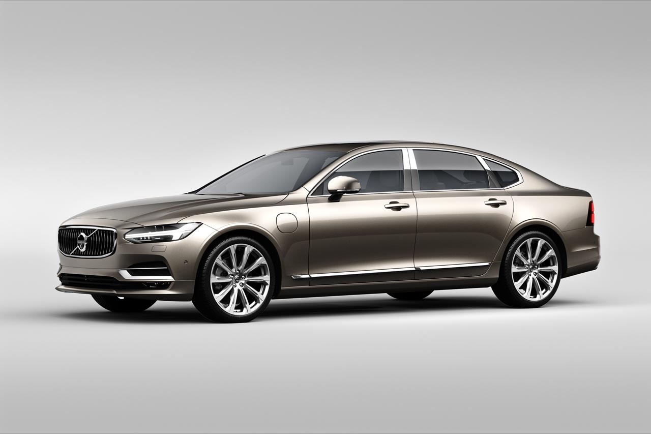 Volvo geeft een prijs aan de lange S90L Excellence.